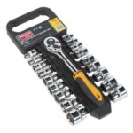 Set chei tubulare, 3/8”, 19 piese - Truse Scule