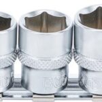 Set chei tubulare, 6 colturi, 10 mm (3/8") 5/16" - 7/8" 11 piese, BGS 9110 - Truse Scule