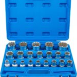 Set chei tubulare 8 - 36 mm in 12 colturi, antrenare 12,5 mm (1/2"), 21 piese, BGS 2267 - Truse Scule