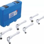 Set chei tubulare articulate pentru bujii incandescente, 8 - 16 mm, antrenare 10 mm(3/8'), 6 piese, BGS 2986 - Motor