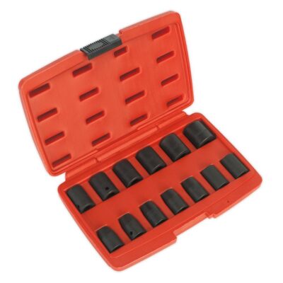 Set chei tubulare de impact, 13 piese, 1/2”, Sealey