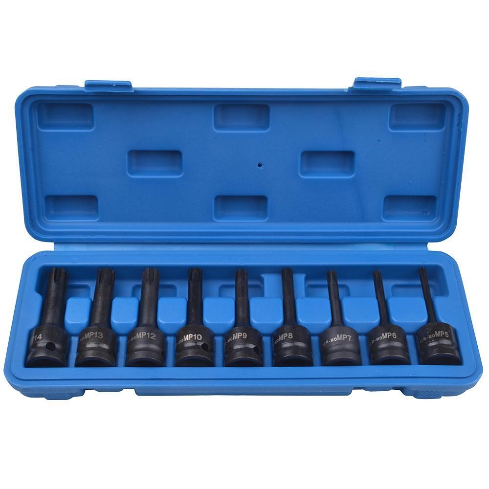 Set chei tubulare de impact, Spline, 1/2”, 9 piese, Marco Tools – SimpleTools Set chei tubulare de impact, Spline, 1/2”, 9 piese, Marco Tools - SimpleTools
