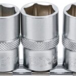 Set chei tubulare in Inch 3/8"-15/16" cu profil hexagon, antrenare 1/2", 10 piese, BGS 9113 - Chei Speciale in Inch