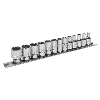 Set chei tubulare LOCK-ON, 1/4", 13 piese