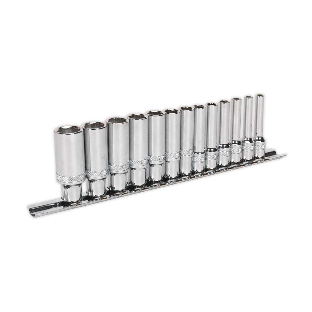 Set chei tubulare lungi LOCK-ON, 1/4″, 13 piese – SimpleTools Set chei tubulare lungi LOCK-ON, 1/4", 13 piese - SimpleTools