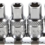 Set chei tubulare Profil E 6, 3 mm (1/4") E4 - E11, 7 piese, BGS 6402 - Truse Scule