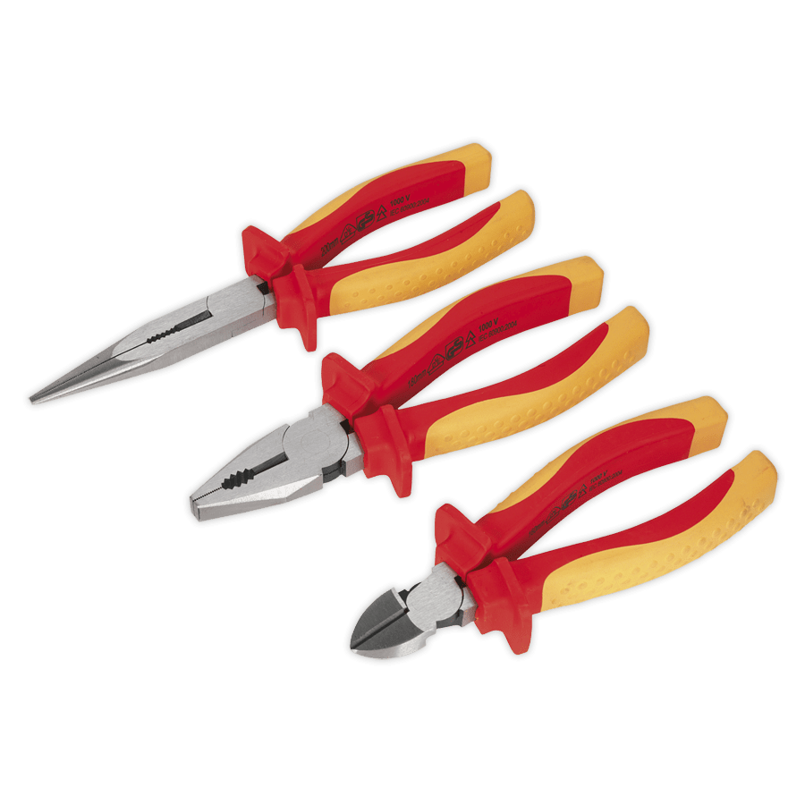 Set clesti izolati electric, 3 piese, Sealey – SimpleTools Set clesti izolati electric, 3 piese, Sealey - SimpleTools