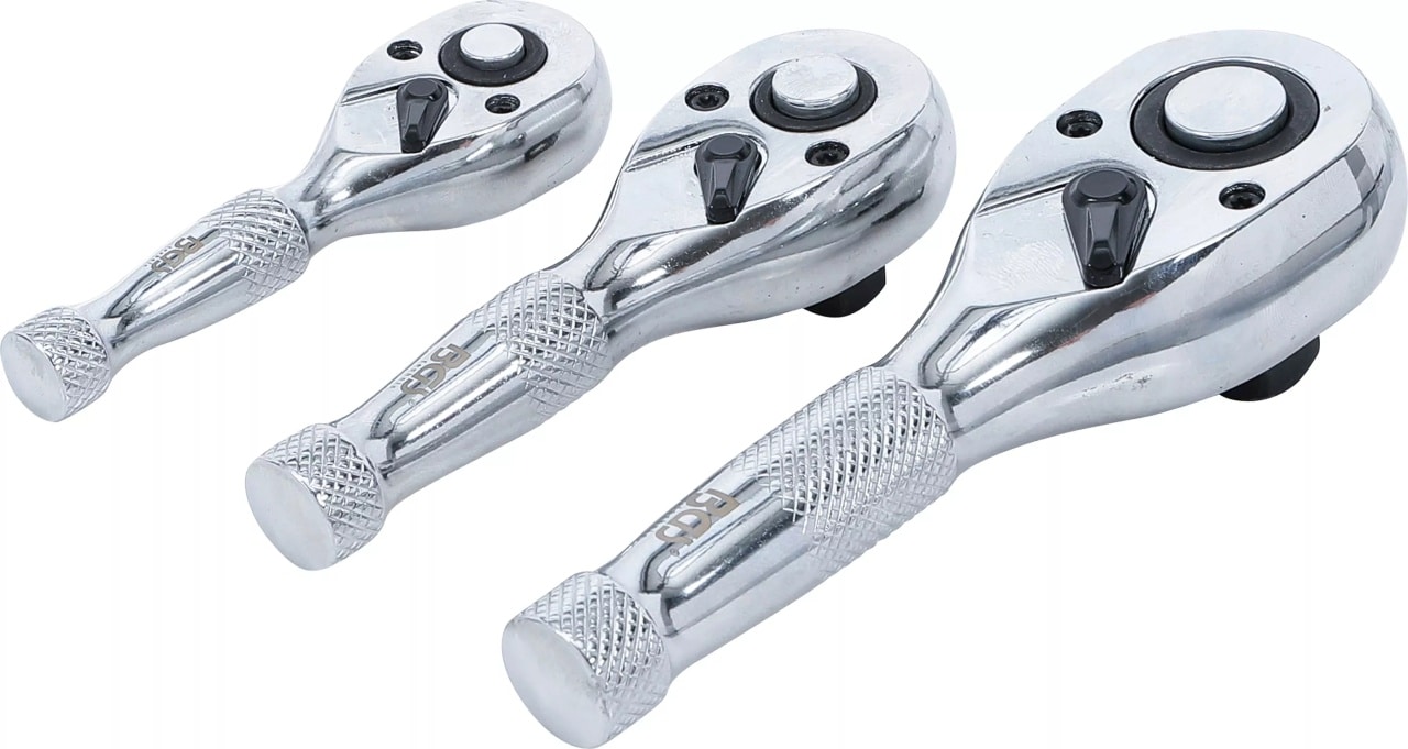 Set clicketi reversibili| 6,3 mm (1/4″) / 10 mm (3/8″) / 12,5 mm (1/2″) | 3 piese, BGS 215 – SimpleTools Set clicketi reversibili| 6,3 mm (1/4") / 10 mm (3/8") / 12,5 mm (1/2") | 3 piese, BGS 215 - SimpleTools