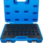 Set cu biti de impact Imbus, Torx si Spline (XZN), antrenare 1/2", 26 piese, BGS 5484 - Chei Tubulare cu Biti