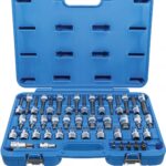 Set cu biti Imbus, Torx, Spline (XZN), antrenare cu tubulara 1/2", 49 piese, BGS 5188 - Chei Tubulare cu Biti