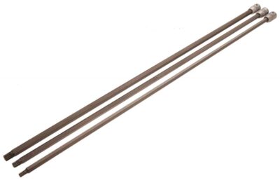 Set cu biti Spline (XZN) M8-M10-M12, lungime 800 mm, antrenare cu tubulara 1/2'', 3 piese, BGS 4224