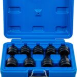 Set cu biti Torx de impact T20 - T70, lungime 42mm, antrenare 1/2”, 9 piese, BGS 5486 - Chei Tubulare cu Biti
