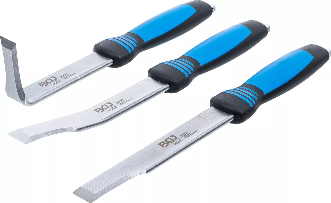 Set dalti pentru tinichigerie cu maner izolat, 3 piese, BGS 1690 – SimpleTools Set dalti pentru tinichigerie cu maner izolat, 3 piese, BGS 1690 - SimpleTools