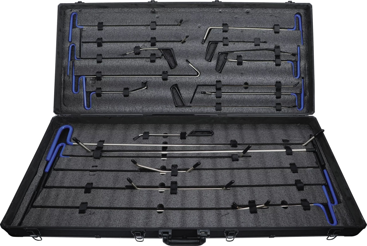 Set de indreptat lovituri usoare pentru usi, capote, aripi, 23 piese, BGS 1642 – SimpleTools Set de indreptat lovituri usoare pentru usi, capote, aripi, 23 piese, BGS 1642 - SimpleTools
