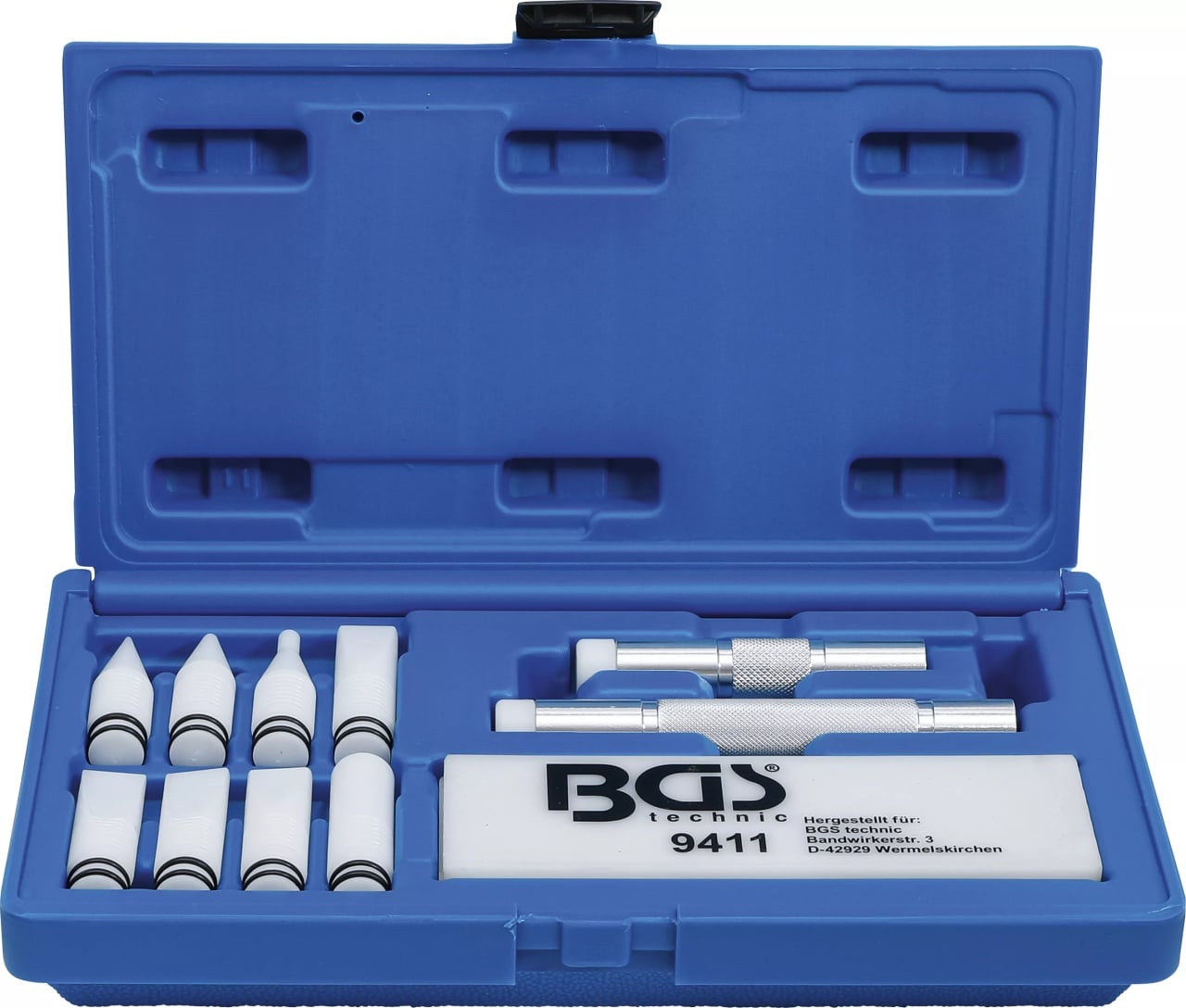 Set de reparatii pentru tinichigerie auto, dispozitive de indreptat din material plastic, 12 piese, BGS 9411 – SimpleTools Set de reparatii pentru tinichigerie auto, dispozitive de indreptat din material plastic, 12 piese, BGS 9411 - SimpleTools