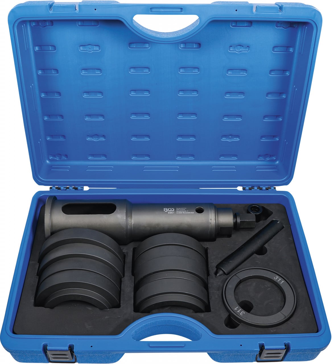 Set extractoare rulmenţi 6310, 6311, 6312, 6314 de cutie de viteze, BGS 6961 – SimpleTools Set extractoare rulmenţi 6310, 6311, 6312, 6314 de cutie de viteze, BGS 6961 - SimpleTools