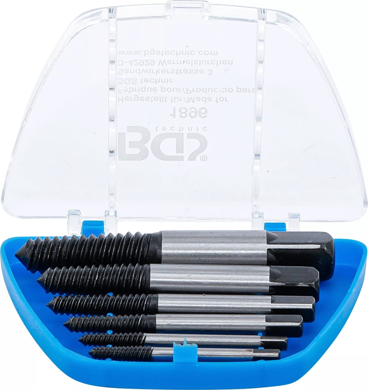 Set extractoare suruburi rupte, 45009 mm, 6 piese, BGS 1896 – SimpleTools Set extractoare suruburi rupte, 45009 mm, 6 piese, BGS 1896 - SimpleTools
