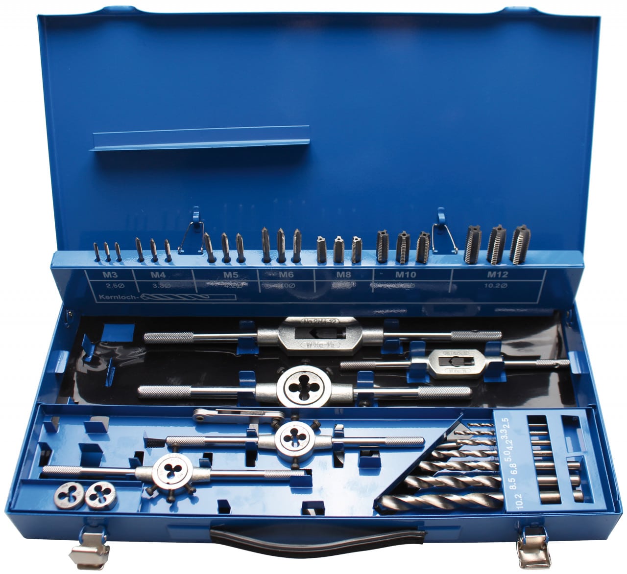 Set filiere si tarozi M3-M12, 44 piese, BGS 1927 – SimpleTools Set filiere si tarozi M3-M12, 44 piese, BGS 1927 - SimpleTools