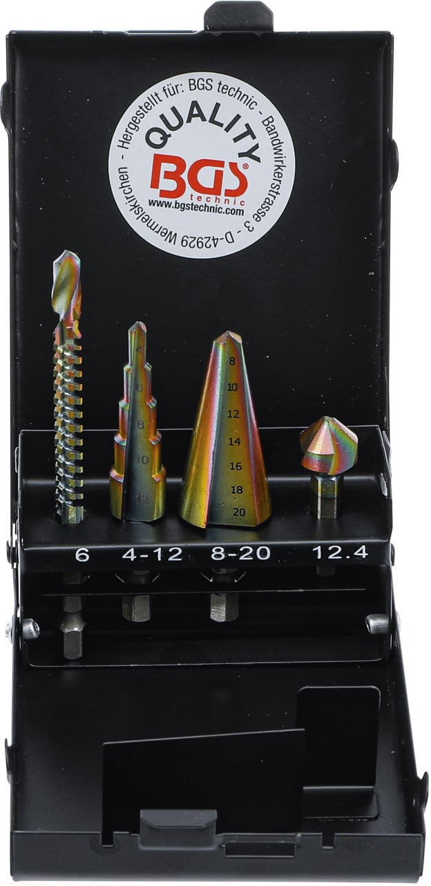 Set freze pentru majorat ,HSS-G Cobalt, 4 piese, BGS 1944 – SimpleTools Set freze pentru majorat ,HSS-G Cobalt, 4 piese, BGS 1944 - SimpleTools