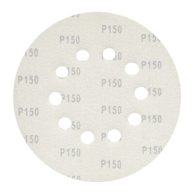 Set hartie abraziva 215mm P150 10 gauri, slefuitor - In lucru
