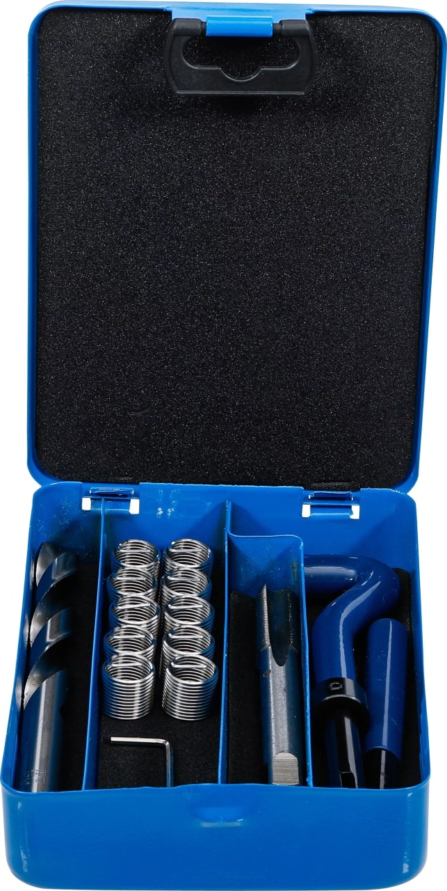 Set Helicoil pentru reparatii filete M12x1.25, 14 piese, BGS 1959 – SimpleTools Set Helicoil pentru reparatii filete M12x1.25, 14 piese, BGS 1959 - SimpleTools