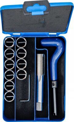 Set Helicoil pentru reparatii filete M16x1.5, 12 piese, BGS 9432