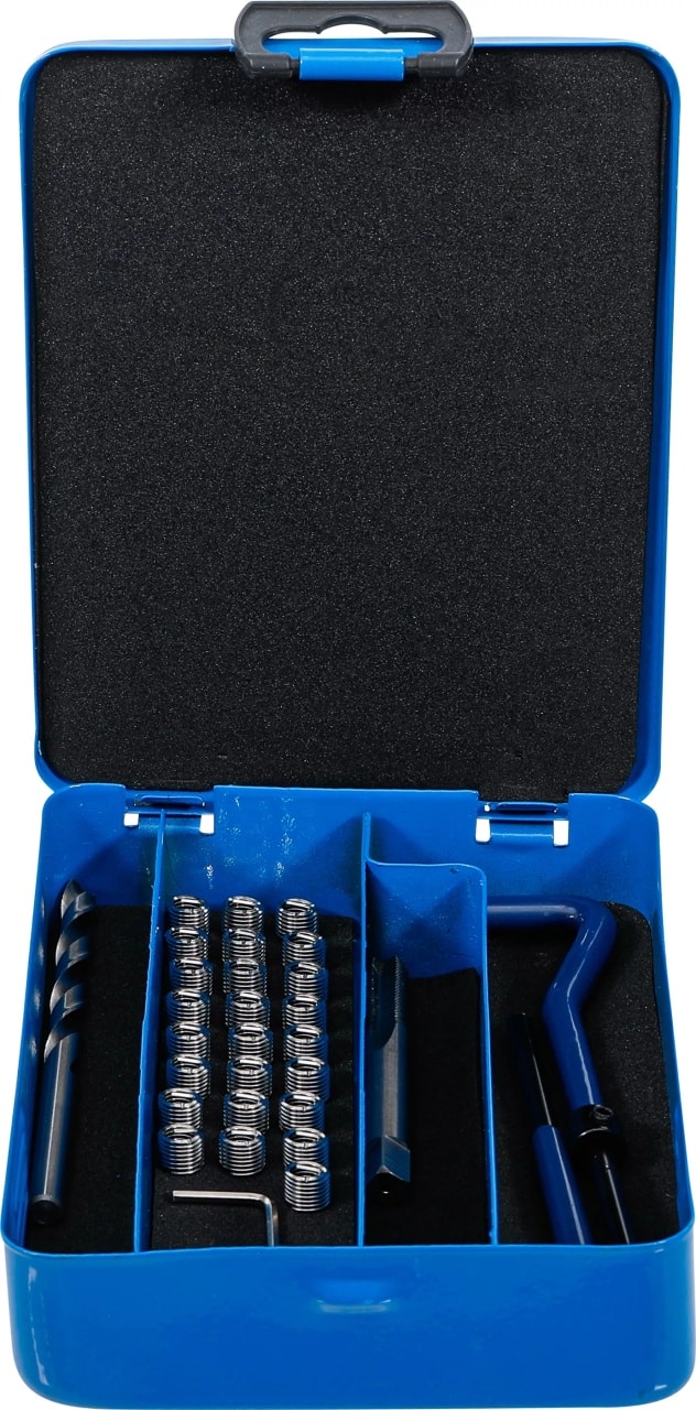 Set Helicoil pentru reparatii filete M6x1.00, 29 piese, BGS 1953 – SimpleTools Set Helicoil pentru reparatii filete M6x1.00, 29 piese, BGS 1953 - SimpleTools