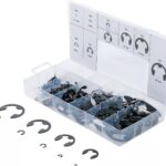 Set inele de siguranţa Tip E, dimensiuni 1,5 - 22 mm, 300 piese, BGS 8039 - Consumabile etansare si fixare