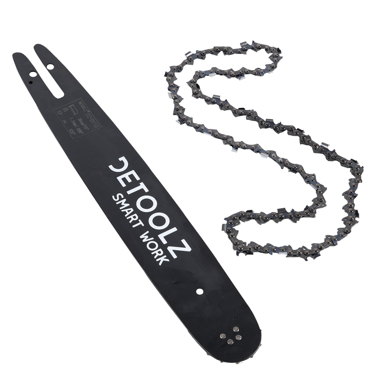 Set lama si lant drujba Detoolz, lungime 14”, pas 3/8”, grosime 1.3mm, 50 pinteni, 25 dinti, full chisel – SimpleTools Set lama si lant drujba Detoolz, lungime 14'', pas 3/8'', grosime 1.3mm, 50 pinteni, 25 dinti, full chisel - SimpleTools