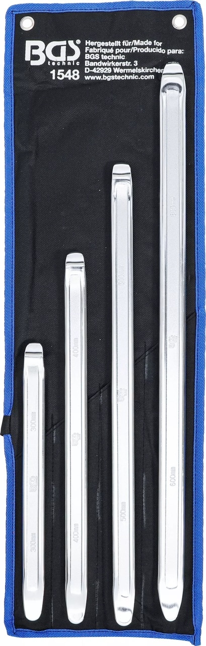 Set leviere pentru vulcanizare 300 – 400 – 500 – 600 mm, 4 piese, BGS 1548 – SimpleTools Set leviere pentru vulcanizare 300 - 400 - 500 - 600 mm, 4 piese, BGS 1548 - SimpleTools