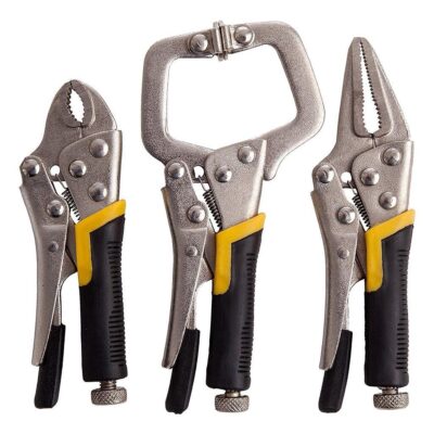 Set mini clesti autoblocanti, 3 piese