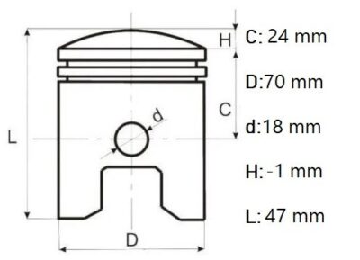 Set piston generator Honda GX 200/ generator chinezesc 7hp/ motocultor, Elefant - In lucru