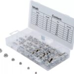 Set piulite cu cap bombat nichelate M3-M10mm, 150 piese, BGS 14130 - Consumabile etansare si fixare