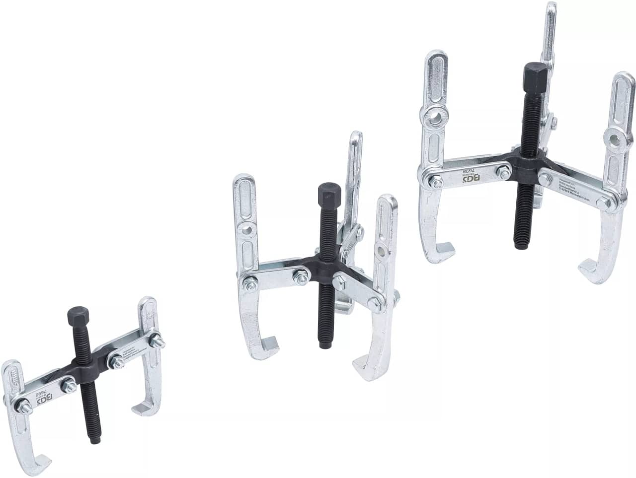 Set prese extractoare exterior / interior cu 2 si 3 braţe 100 / 120 / 150 mm, 3 piese, BGS 6792 – SimpleTools Set prese extractoare exterior / interior cu 2 si 3 braţe 100 / 120 / 150 mm, 3 piese, BGS 6792 - SimpleTools