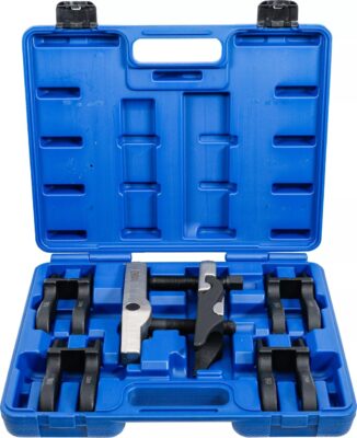 Set prese pentru pivoti de autoturisme si autoutilitare usoare cu brate de schimb, 20, 22, 24, 27 si 30 mm, BGS 1790