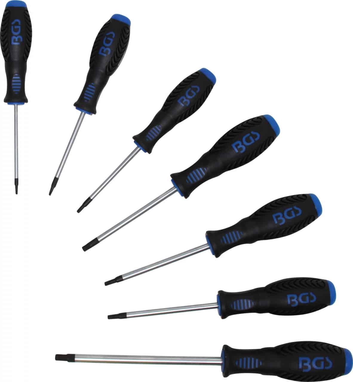 Set surubelnite TORX, T10-T40, cu maner antialunecare, BGS 7846 – SimpleTools Set surubelnite TORX, T10-T40, cu maner antialunecare, BGS 7846 - SimpleTools