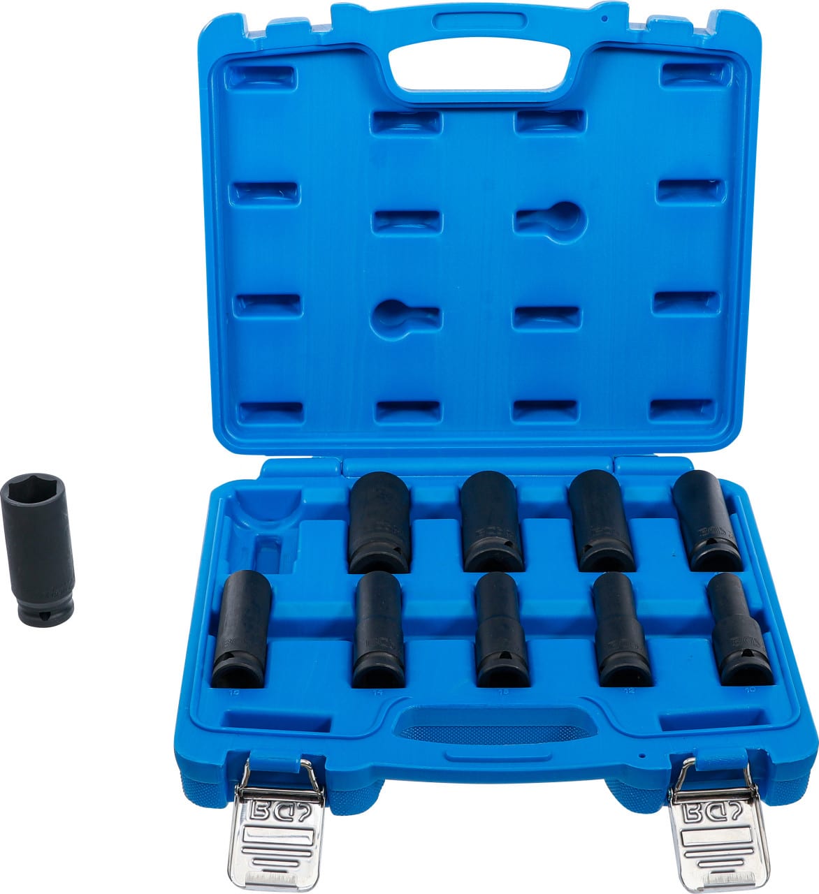 Set tubulare de impact 10 – 24 mm, antrenare 1/2″, 10 piese, BGS 5206 – SimpleTools Set tubulare de impact 10 - 24 mm, antrenare 1/2", 10 piese, BGS 5206 - SimpleTools