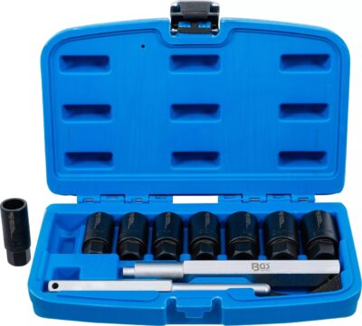 Set tubulare de impact conice pentru prezoane deterioarate si prezoane antifurt: 17, 18, 19, 20, 21, 22, 23, 24mm, BGS 8656