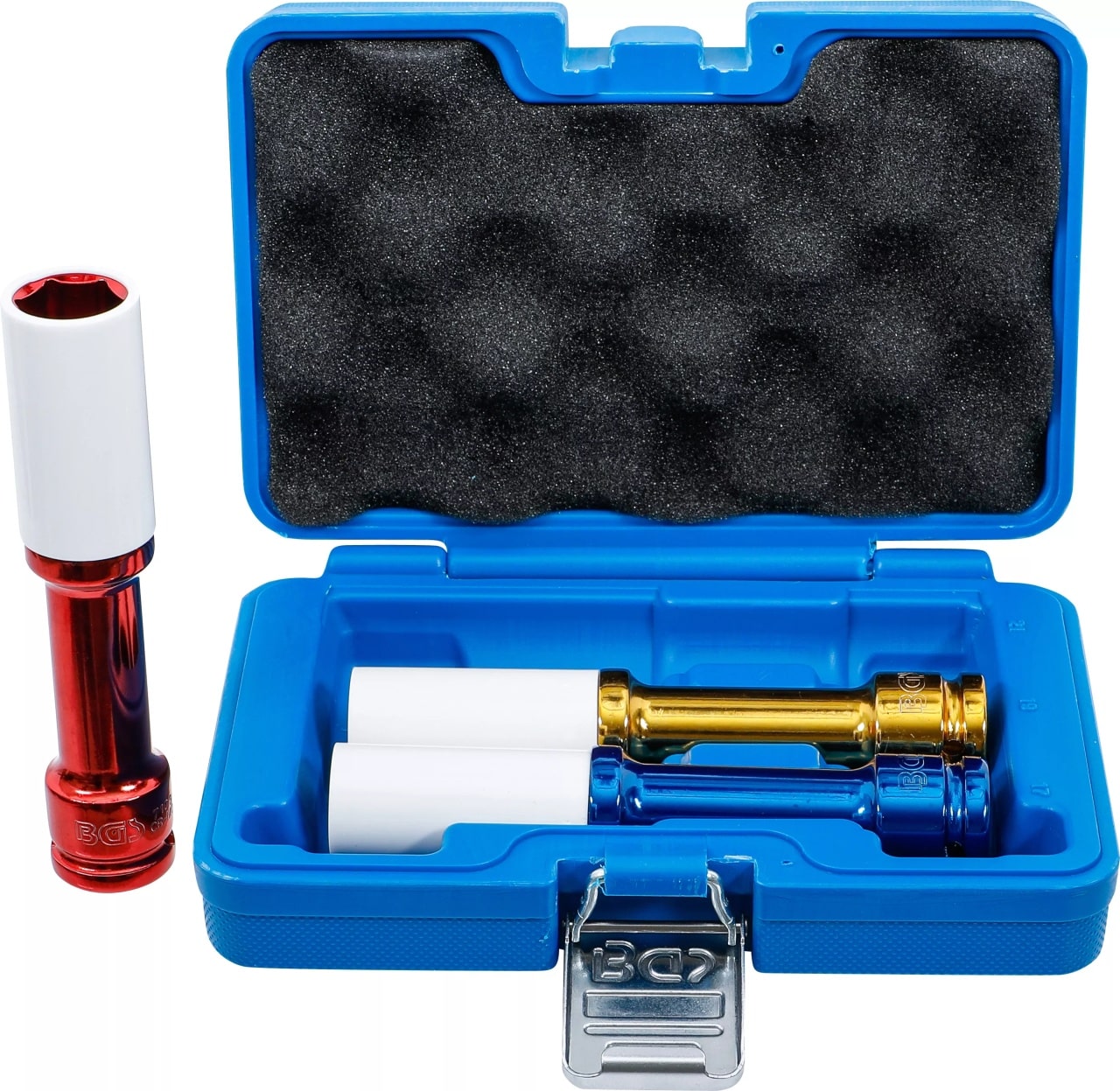 Set tubulare de impact cu protectie 17-19-21 mm , 1/2″, lungime 150 mm, BGS 7100 – SimpleTools Set tubulare de impact cu protectie 17-19-21 mm , 1/2", lungime 150 mm, BGS 7100 - SimpleTools