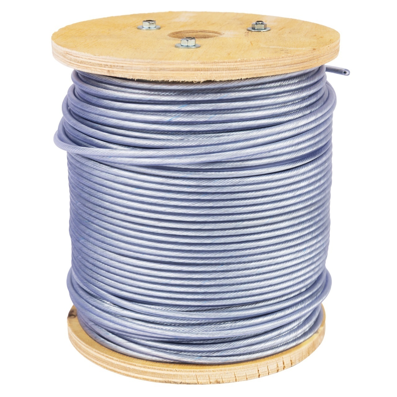 Tambur cablu otel zincat Micul Fermier, plastifiat, diametru 2-3.5mm, lungime 100m – SimpleTools Tambur cablu otel zincat Micul Fermier, plastifiat, diametru 2-3.5mm, lungime 100m - SimpleTools