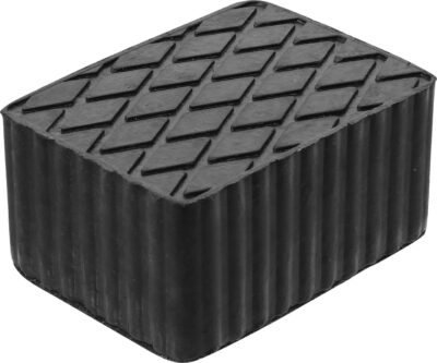 Tampon din cauciuc pentru platforme elevatoare, dimensiuni 160 x 120 x 80 mm, BGS 7040