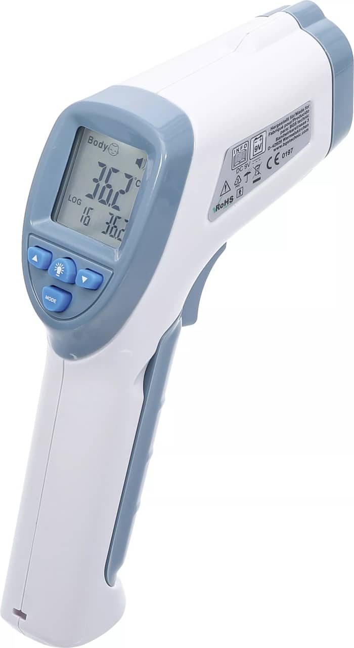 Termometru cu infraroşu pentru masurarea temperaturii persoanelor şi obiectelor, 0 - 100°, BGS 6007 - Multimetre si testere