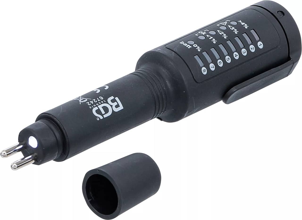 Tester pentru verificare lichid de frana DOT 3, DOT 4, DOT 5.1, BGS 67242 – SimpleTools Tester pentru verificare lichid de frana DOT 3, DOT 4, DOT 5.1, BGS 67242 - SimpleTools