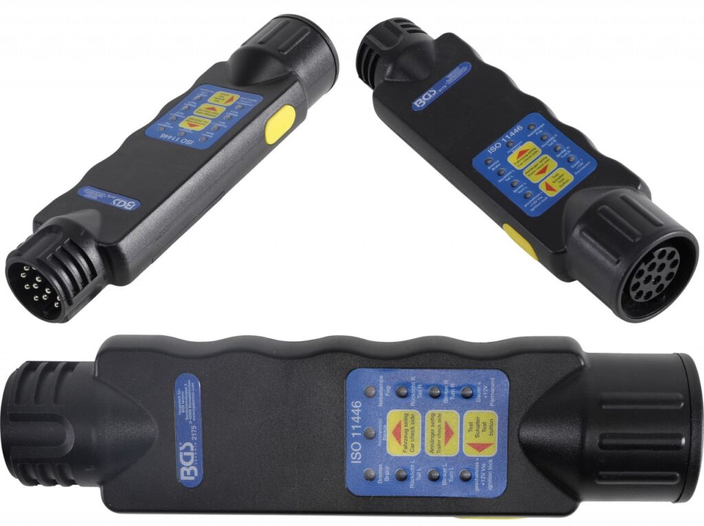 Tester pentru verificare priza electrica de remorca cu 13 pini, BGS 2175 - Multimetre si testere