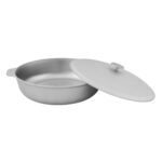 Tigaie aluminiu alimentar cu capac, 320x83 mm ROTOR - In lucru