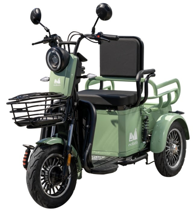 Triciclu Electric Persoane Deceneu TRP500 Verde/Albastru - ATV-uri, buggy-uri, motociclete, scutere