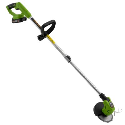 Trimmer pentru tuns iarba pe acumulator PROCRAFT PTA-24 10000 rot/min, 2 x acumulatori 21V/1.5Ah - In lucru