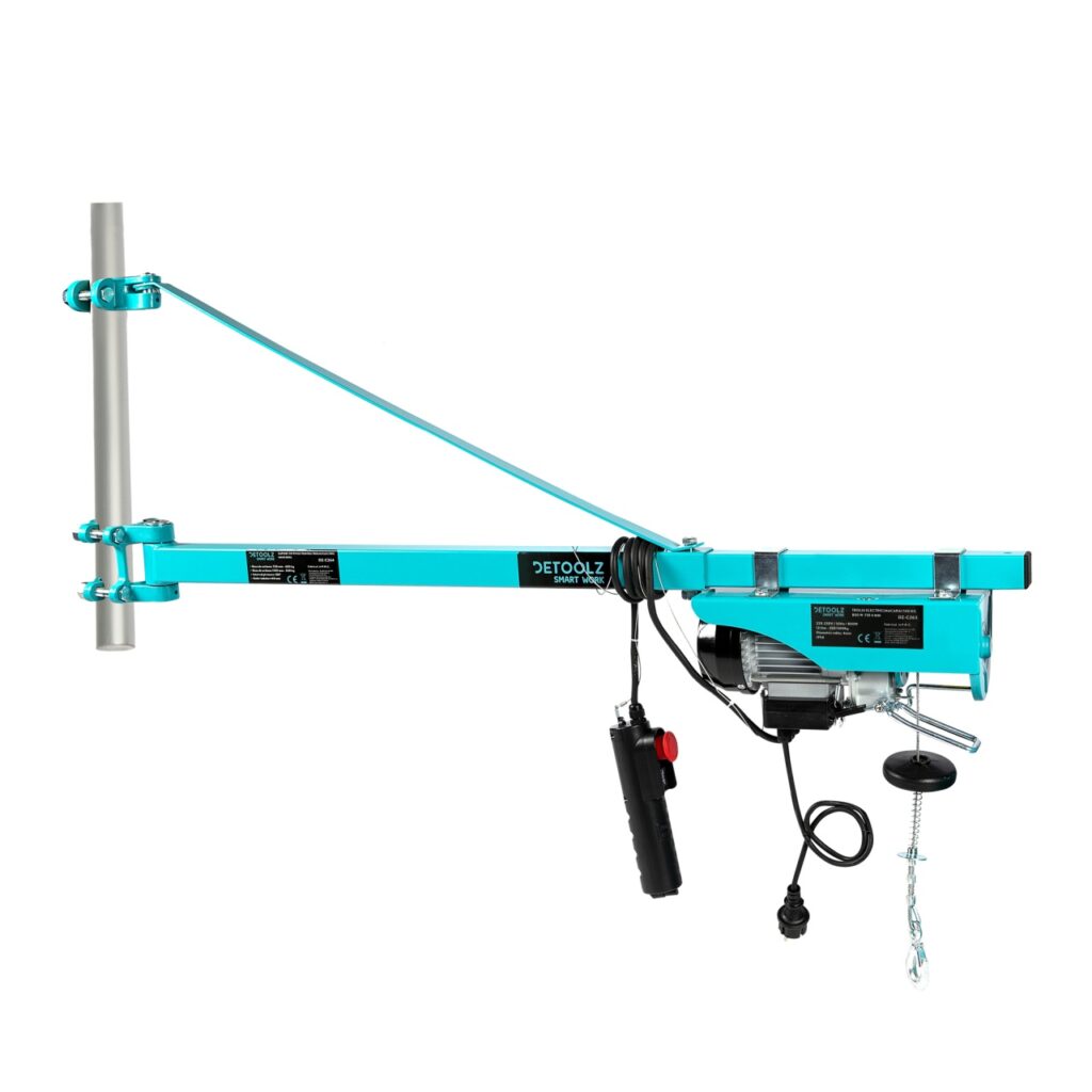 Troliu electric (macara) 500kg 800W fir 4mm - Utilaje de ridicat