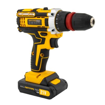 Trusa autofiletanta pe acumulator 21V ROTOR RCD21 + biti, 1350 RPM, Brushless - Masini de gaurit si insurubat cu acumulator
