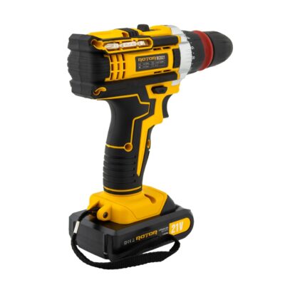 Trusa autofiletanta pe acumulator 21V ROTOR RCD21 + biti, 1350 RPM, Brushless - Masini de gaurit si insurubat cu acumulator